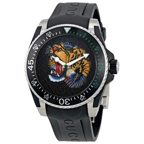 gucci tiger dive watch